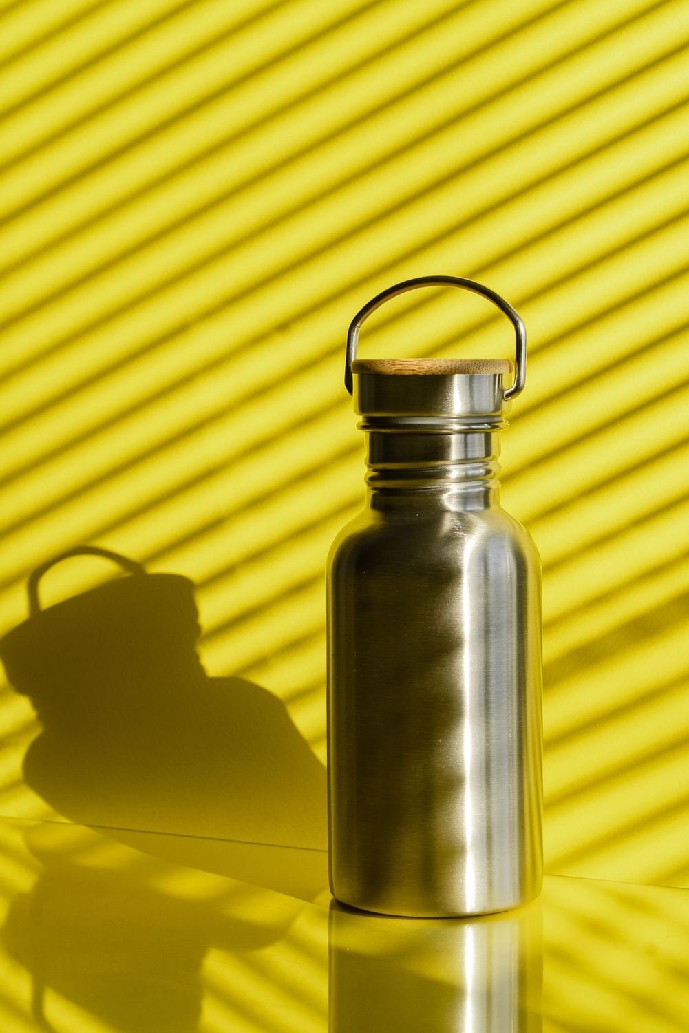 Water bottles branded with a company logo